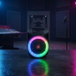 ⁦صب JBL مضئ مدور⁩ - الصورة ⁦2⁩