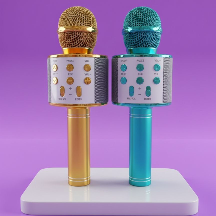 ميك ميكروفون الكاريوكي اللاسلكي المطور - الصورة 1